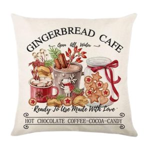 4-Pieces Set Christmas Cushion 45x45 cm ZX014-12 - Image 12