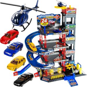 Car Garage 4-level Parking with Playing Mat - Image 2