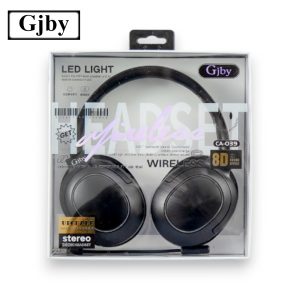 Gjby Ca-039 Ht 203 8D Stereo Led Wireless Headphone ( Black) - Image 5