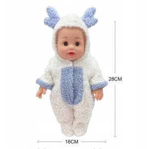ROYAL Baby Doll in Reindeer Clothes + Accessories 28cm - Image 3