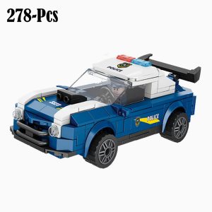 Police Car Building Blocks - 275 Pcs - Image 7