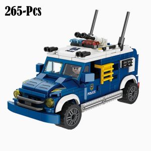 Police Car Building Blocks - 275 Pcs - Image 8