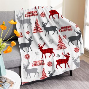 Couch Sofa Christmas Soft Flannel Fleece Blanket ( 100 x 150 ) CM - Image 1