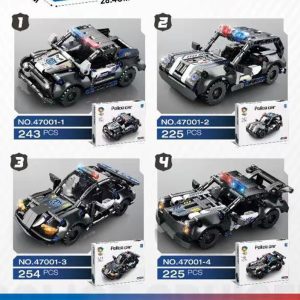 Police Car Building Blocks - 225 Pcs - Image 3