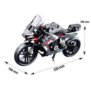 Racing Motorcycle Building Blocks - 486 Pcs - Image 5
