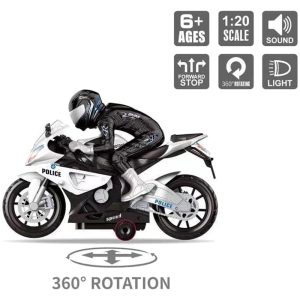 R/C 1:20 Motorbike With Light And Music With Usb Charger - Image 3