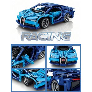 Remote Control Sports Car Racing Block Sets - 372 Pcs - Image 3