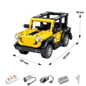 Remote Control Sports Car Racing Block Sets - 349 Pcs - Image 3