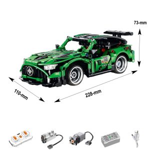 Remote Control Sports Car Racing Block Sets - 335 Pcs - Image 5