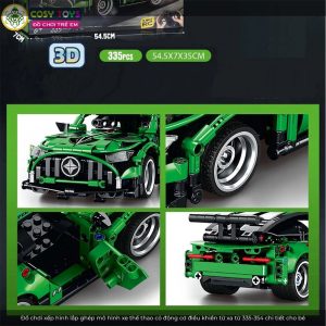 Remote Control Sports Car Racing Block Sets - 335 Pcs - Image 4