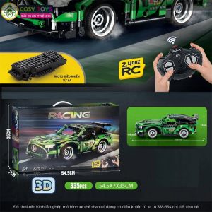 Remote Control Sports Car Racing Block Sets - 335 Pcs - Image 6