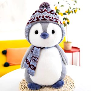 20cm Christmas Penguin Soft Plush Toy - Image 1