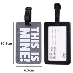 This Is Mine Silicone Travel Luggage Tags - Image 4
