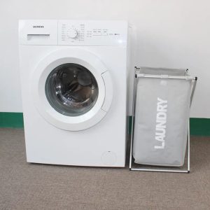 Large Laundry Cloth Hamper Basket With Aluminum Frame - Image 4