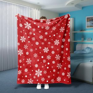 Flannel Christmas Throw Soft Blankets Flannel Fleece ( 160 x 200 ) CM - Image 1
