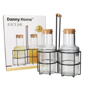 Danny Home Glass Juice Jar with Stand - Image 3