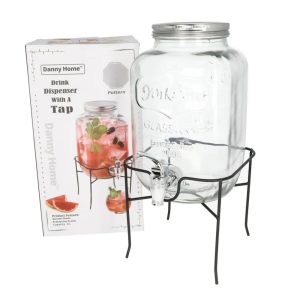 Danny Home Water Dispenser With Tap & Metal Stand 4-Liter - Image 3