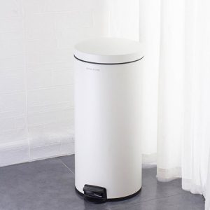 Danny Home 30-Liter Stainless Steel Trash Can with Lid and Pedal - Image 7