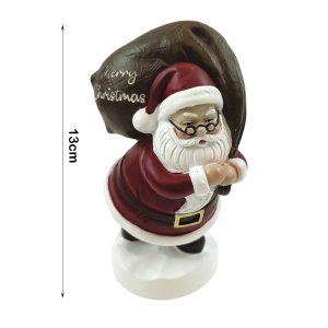 Resin Santa Claus Figurines - 13cm - Image 3