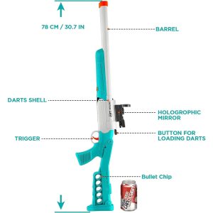 Air Powered Shell Ejecting Airsoft Toy Foam Blaster S686 - Image 5