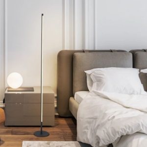 Corner Floor Lamp LED Modern Standing Lamp With Remote - Image 5