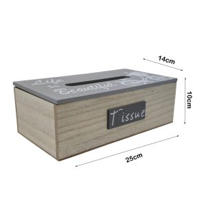 Wooden Tissue Box #13884 - Image 3