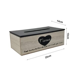 Wooden Tissue Box #13885 - Image 3