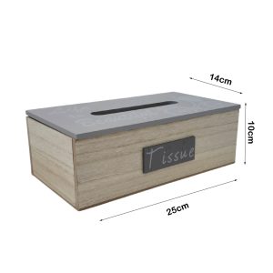 Wooden Tissue Box #13886 - Image 3