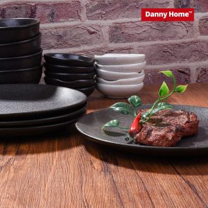 Danny Home 7.5-Inch Porcelain Flat Plate 1-Piece - Image 5