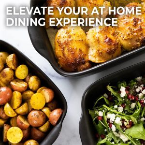 Danny Home Black Porcelain Baking Dishes for Electric & Gas Oven - Image 6