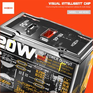 Moxom MX-HC193, PD20W Dark Empire Travel Charger With Type-c Cable - Image 4