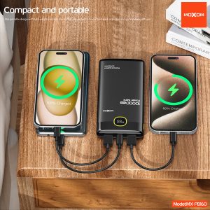 Moxom MX-PB160 10000mAh Dual Direction Fast Charging Power Bank - Image 3