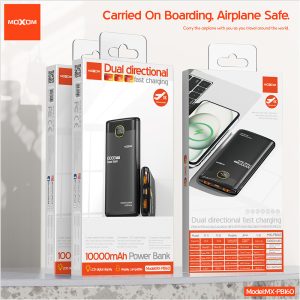 Moxom MX-PB160 10000mAh Dual Direction Fast Charging Power Bank - Image 4