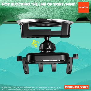 Moxom MX-VS-125, Press Firmly  Vent Phone Holder - Image 3