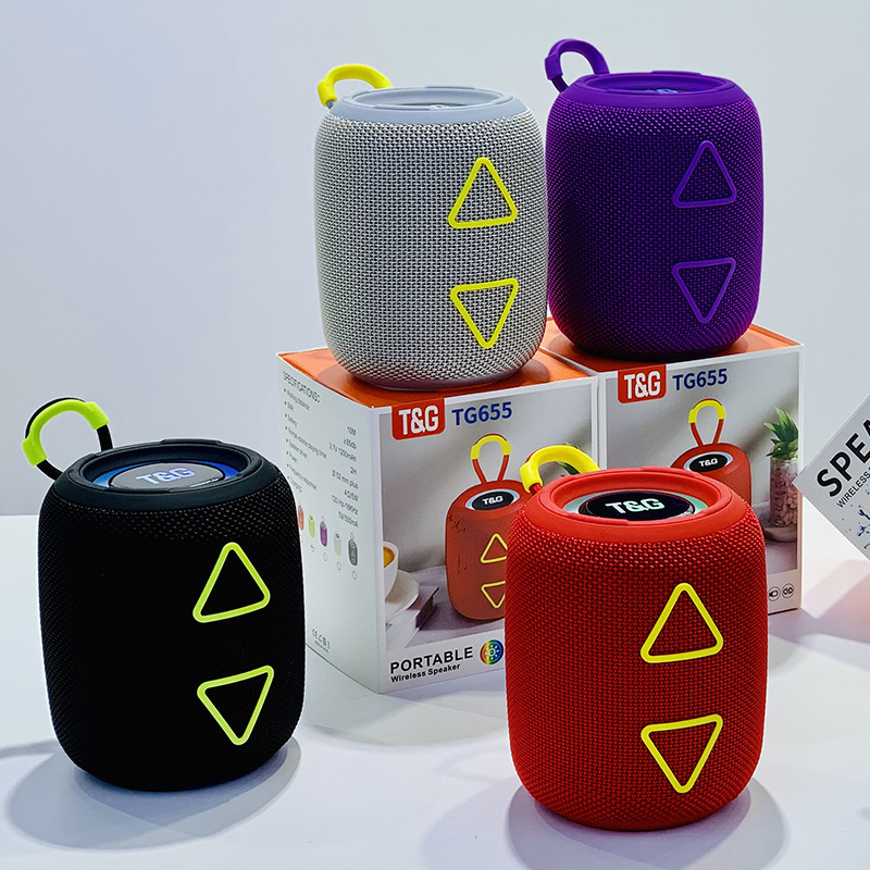 TG655 Portable Bluetooth Speaker Wireless Speakers LED - TezkarShop ...