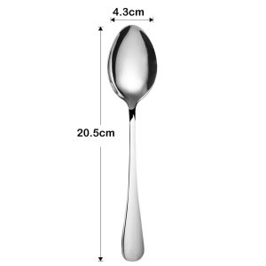 PROUD 3-Pieces Stainless Steel Dinner Spoon Silverware Set - Image 4
