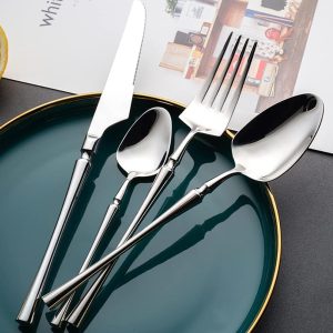 PROUD 5-Pieces Brilliant Stainless Steel 304 Silverware Tableware Cutlery Set ( 666 ) - Image 4