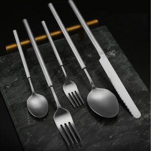 PROUD 5-Pieces Mat Stainless Steel 304 Silverware Tableware Cutlery Set ( 9002 ) - Image 5
