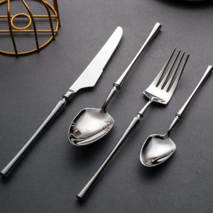 PROUD 5-Pieces Brilliant Stainless Steel 304 Silverware Tableware Cutlery Set ( 666 ) - Image 5