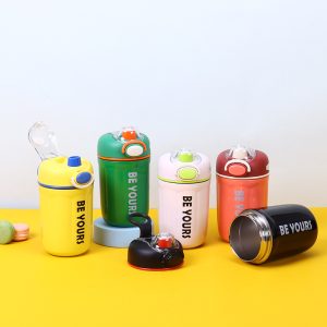 Stainless Steel Fashion Portable Thermos Coffee Cup 420-ml - Image 4