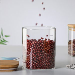 Glass Food Storage Jar With Bamboo Lid 220-ml - Image 7
