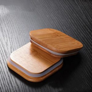 Glass Jar Container with Bamboo Lid + Spoon 270-ml - Image 7