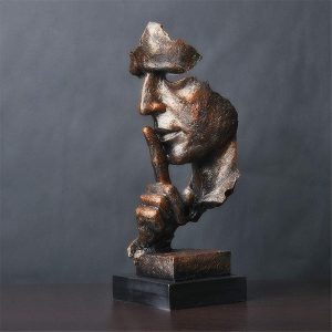 Home Art Decoration Abstract Bronze Figure Statue 35-cm - Image 3
