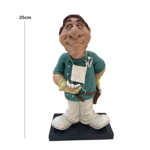 Large-Dentist Doctor Resin Figure Statue 25-cm - Image 3