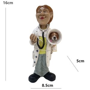 Veterinarian Doctor Resin Figure Statue 16-cm - Image 3