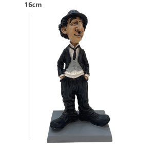 Charlie Chaplin Resin Figure Statue 16-cm - Image 3