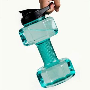 Fitness Water Bottle Dumbbell Shaped 1500-ml - Image 8