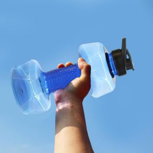 Fitness Water Bottle Dumbbell Shaped 1500-ml - Image 10
