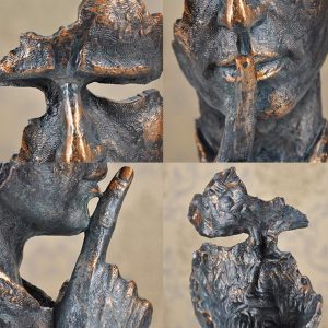Home Art Decoration Abstract Bronze Figure Statue 35-cm - Image 4