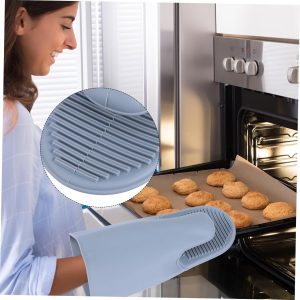 Silicone Heat Insulation Gloves Anti Slip 29-cm - Image 6